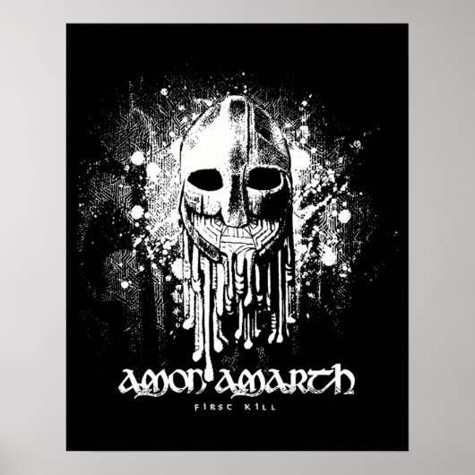 Retro Liebe Amon Amarth Music FanArt Forever Poster (Vorne)