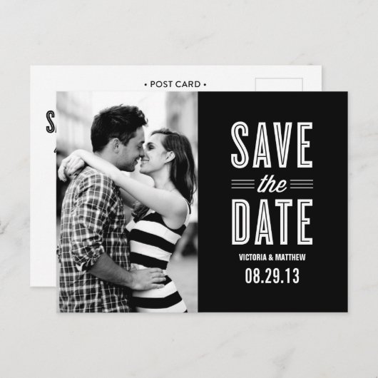 RETRO LIEBE | Ankündigung Datum freihalten (Vorne/Hinten)