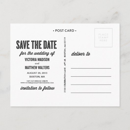 RETRO LIEBE | Ankündigung Datum freihalten (Rückseite)