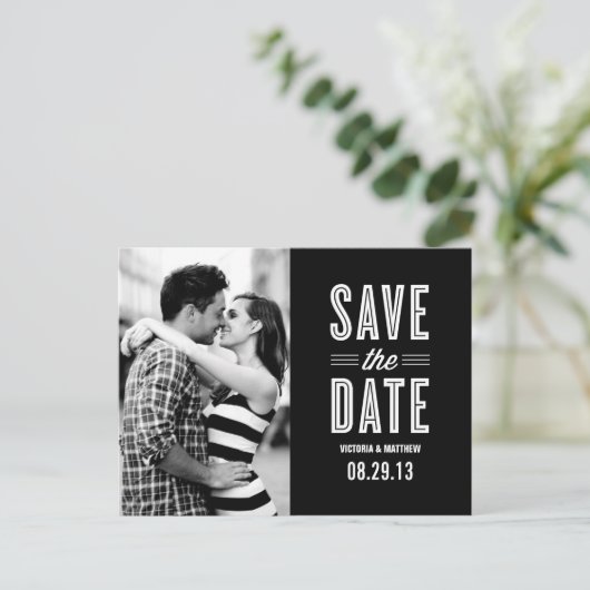 RETRO LIEBE | Ankündigung Datum freihalten (Stehend Vorderseite)