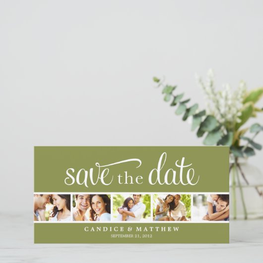 RETRO LIEBE | Ankündigung Datum freihalten (Stehend Vorderseite)