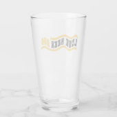 Retro "Liebe Beer" Pint Glass Glas (Rückseite)
