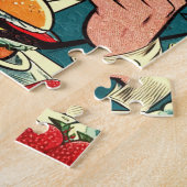 Retro Liebe Couple Comic Puzzle (Seite)