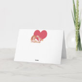 Retro-Liebe der 40er Jahre Karte (Rückseite)