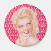 Retro-Liebe der 40er Jahre Magnet (Vorne)