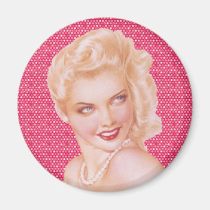 Retro-Liebe der 40er Jahre Magnet