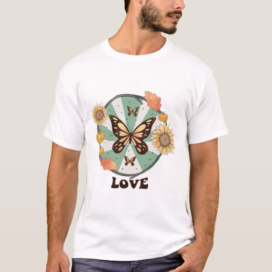 Retro-Liebe - Fall-T - Shirt (Vorderseite)
