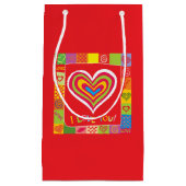 Retro-Liebe - Geschenktaschen Kleine Geschenktüte (Vorderseite)