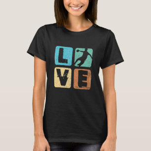 Retro Liebe Handball Vintag Handballer Ball Sport T-Shirt
