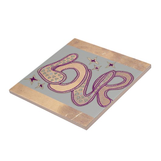 Retro-Liebe im Stil der 60er Jahre Fliese (Seite)