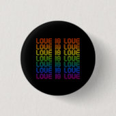 Retro-Liebe ist Liebe Button (Vorderseite)