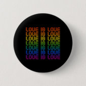 Retro-Liebe ist Liebe Button (Vorderseite)