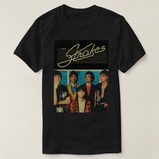 Retro-Liebe - klassisches Schlagband T-Shirt (Design vorne)