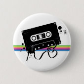 Retro Liebe-Knopf Button (Vorderseite)