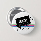 Retro Liebe-Knopf Button (Vorne & Hinten)