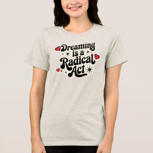 Retro Liebe & Magischer Boho Tri-Blend Shirt