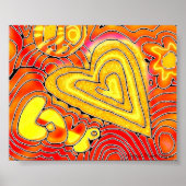 rETRO Liebe Poster (Vorne)