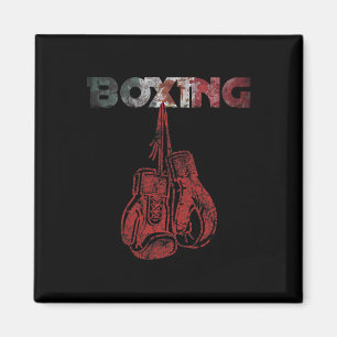 Retro Liebe Red Boxing Handschuhe im mexikanischen Magnet
