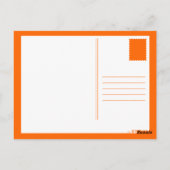 Retro-Liebe Streifen Postkarte (Rückseite)