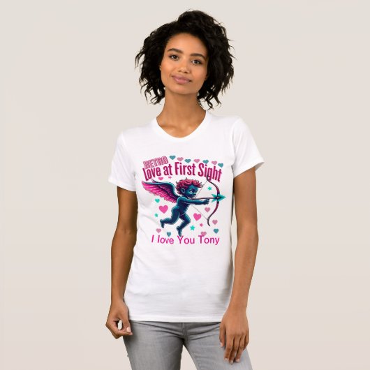 Retro-Liebe T-Shirt (Vorne ganz)