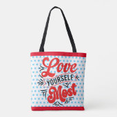 Retro-Liebe Tasche (Rückseite)