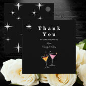 Retro Liebe und Dank an Black and White Wedding