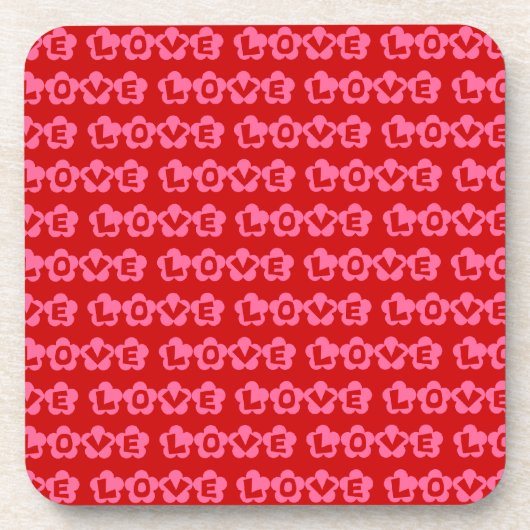 Retro-LIEBE Untersetzer (Vorderseite)
