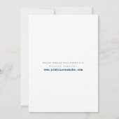 Retro Liebe-Vögel und Herzen, die Einladungen (Rückseite)