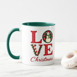 Retro Liebe Weihnachts-Zauberer-Klassiker Tasse