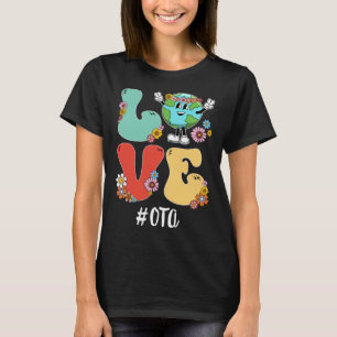 Retro-Liebe Welt-Erde-Tag 2023 OTA Berufskleidung T-Shirt