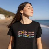 Retro-Liebe wie Jesus T-Shirt