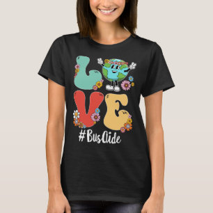 Retro Liebe World Earth Day 2023 Bus Aide T-Shirt