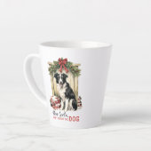 Retro lieber Weihnachten Vergiss den Hund Weihnach Milchtasse (Linke Ecke)