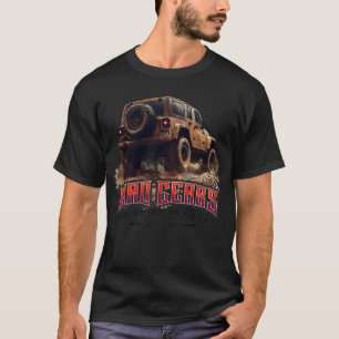 Retro-Lieferwagen-LKW für SUV-Fahrer 4WD-Camping T-Shirt