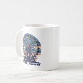 Retro Life ist ein Karneval Kaffeetasse (Vorderseite Links)