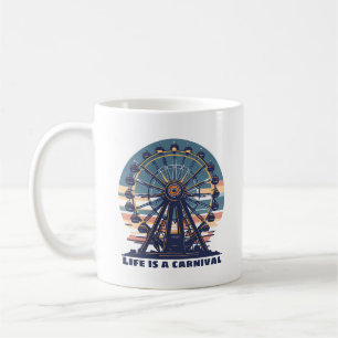Retro Life ist ein Karneval Kaffeetasse
