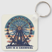 Retro Life ist ein Karneval Schlüsselanhänger (Rückseite)