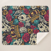 Retro Lifestyle Sherpadecke (Vorderseite (Horizontal))