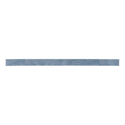 Retro Light Denim Textur Satinband (Vorderseite)