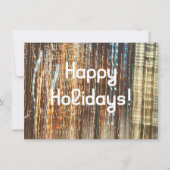 Retro Lights Gute Ferien Karte (Vorderseite)