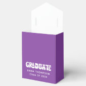 Retro Lila Graduate Class 2024 Geschenkschachtel (Geöffnet)