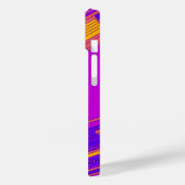 Retro-Lila Handy-Gehäuse Case-Mate iPhone Hülle (Rückseite / Links)