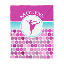 Retro lila Kreis-Ballett-Tänzer durch Golly