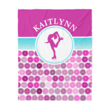 Retro lila Kreis-Zahl Skater durch Golly Mädchen