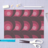 Retro Lila Kreise Seidenpapier (Handwerk)