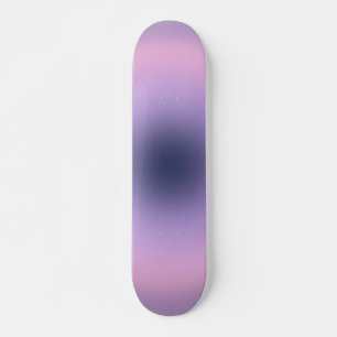 Retro Lila Lila Farbverlauf Skateboard