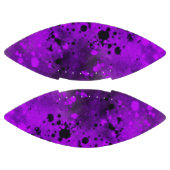 Retro Lila Paint Spritzer Football (Paneele)