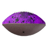Retro Lila Paint Spritzer Football (Gedreht 270)