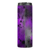 Retro Lila Paint Spritzer Thermosbecher (Rückseite)