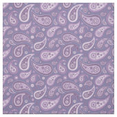 Retro lila Paisley-Muster Stoff (Muster)